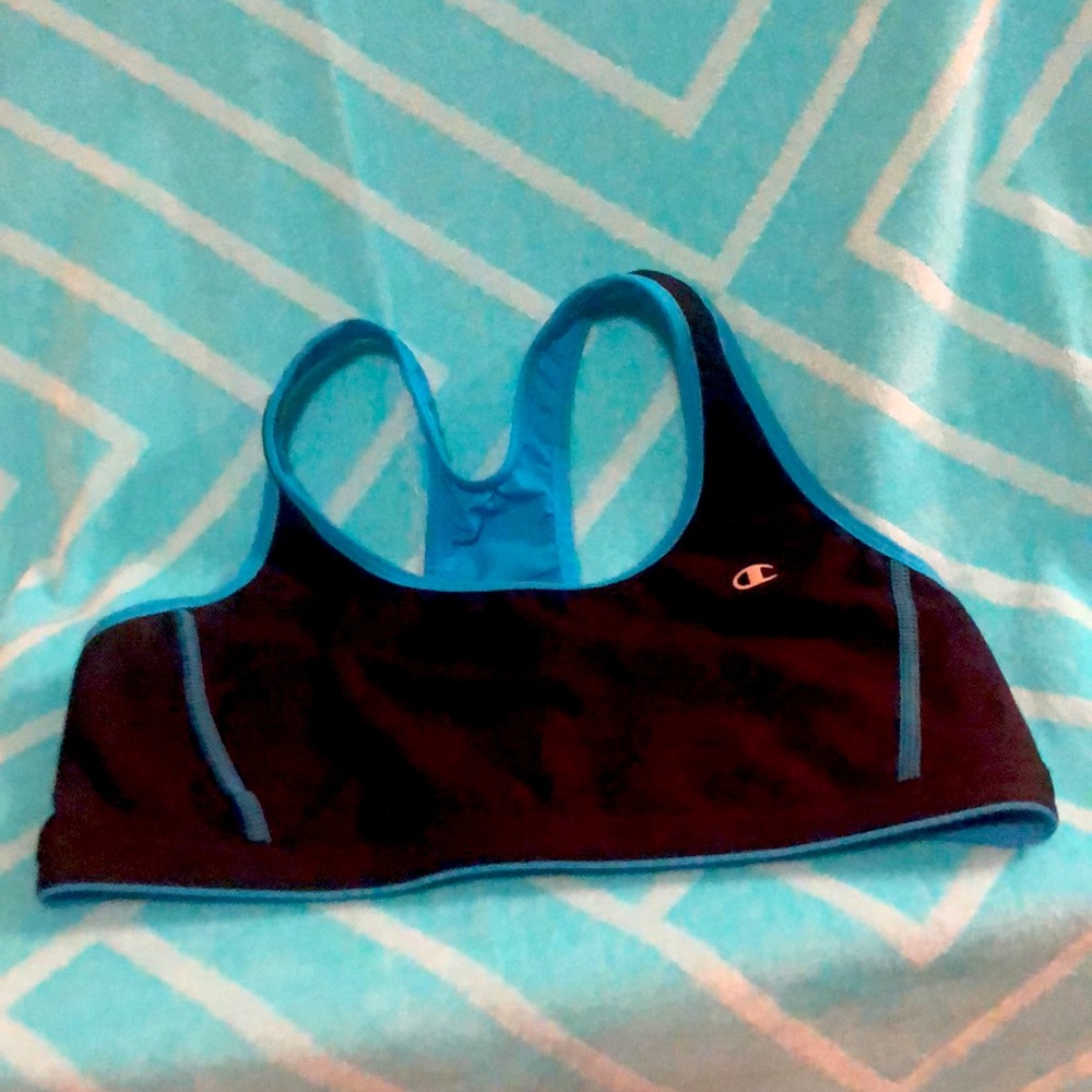 Champion Activewear Reversible Black & Blue Waffle. Size L